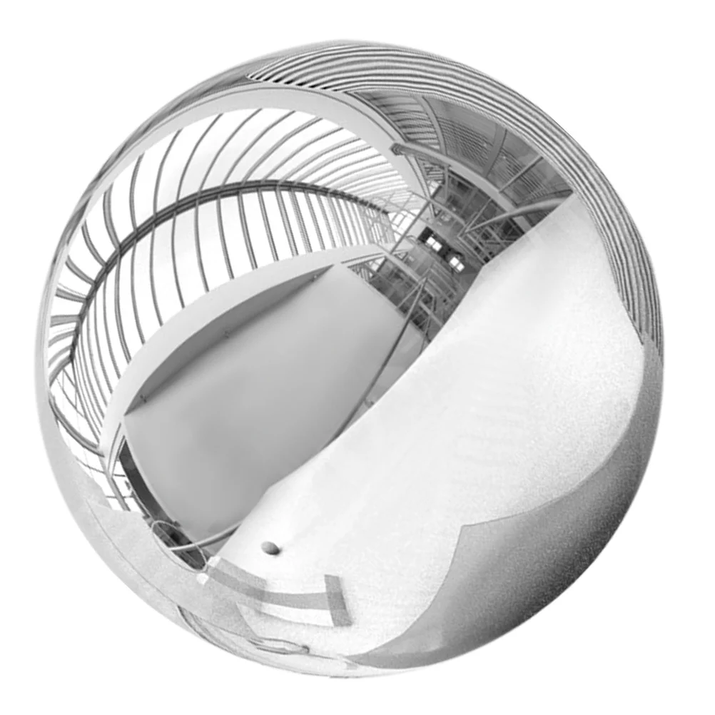 Polished Gazing Ball Stainless Steel Reflective Hollow Sphere Garden Ornament for Bedroom Living Room Kitchen Decor