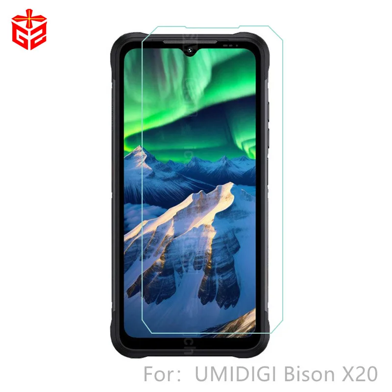 

2pcs/lot Screen Protector Tempered Glass Film For Umidigi Bison X20 Tempered Glass