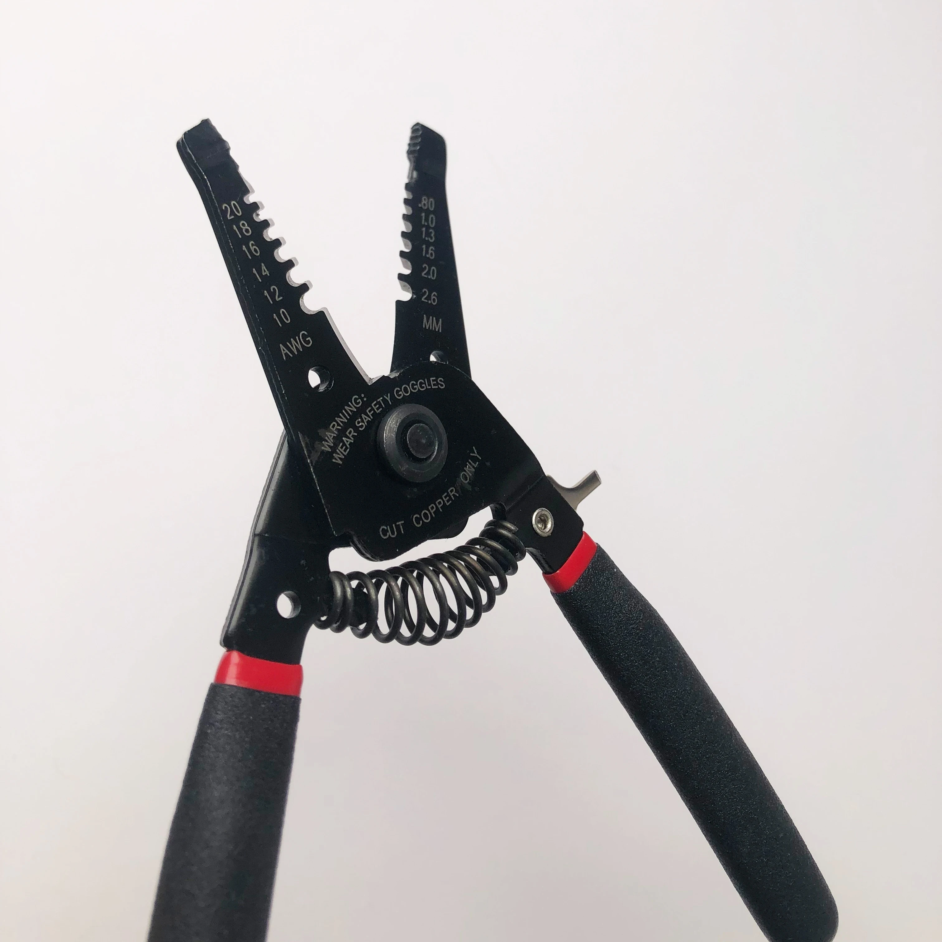 

Handle Wire Stripping Pliers Crimper Cable Cutter Pliers Double layer Fine Grinding Wire Clamping Pliers Fine Grinding Stripping