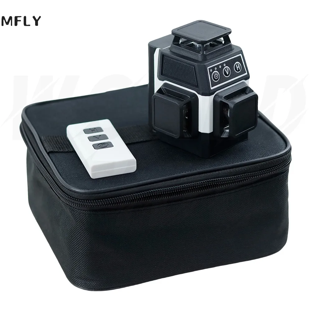 

MLFY Mini Laser Level 12 Lines 3D level Self-Leveling 360° Horizontal and Vertical Cross Green Laser Beam Lines