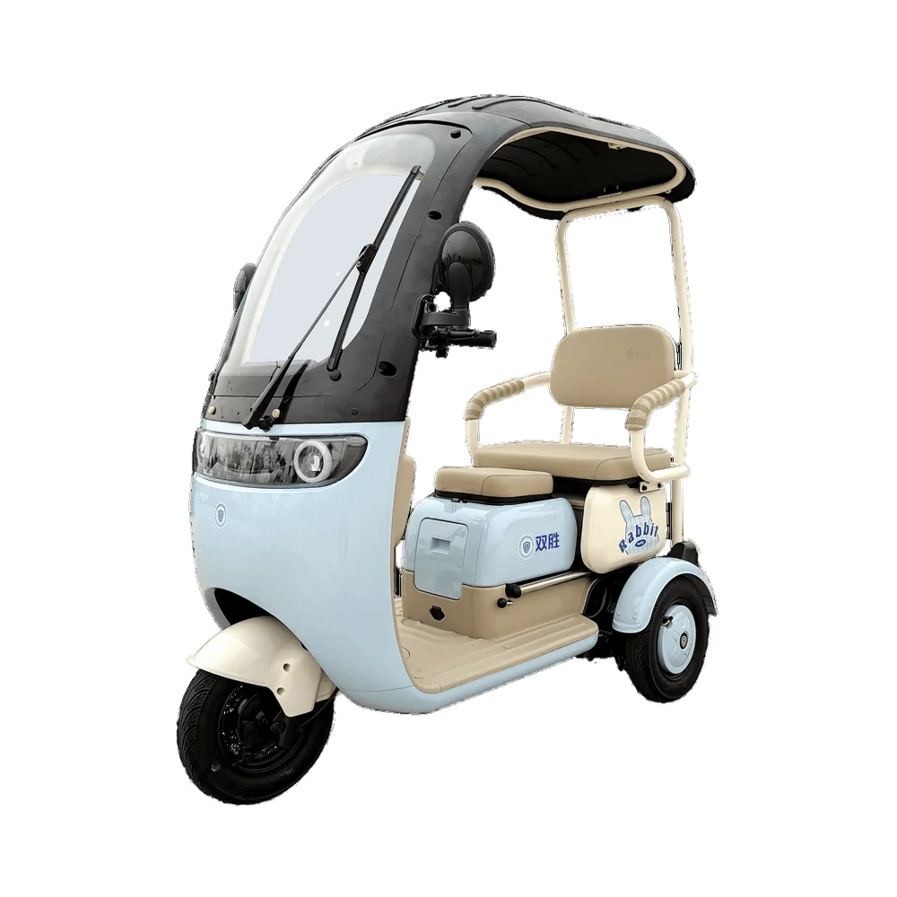 

New Design Electric Trike Adults Safe And Smooth Commuting Convenient Custom Color Logo Electric Passenger Tricycle