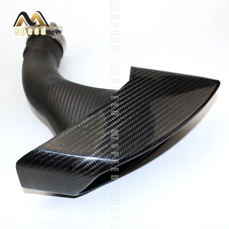 car accessories Auto parts bright black carbon fiber tailpipe tailpipe muffler for BMW X6 tailpipe tailpipe sleeve