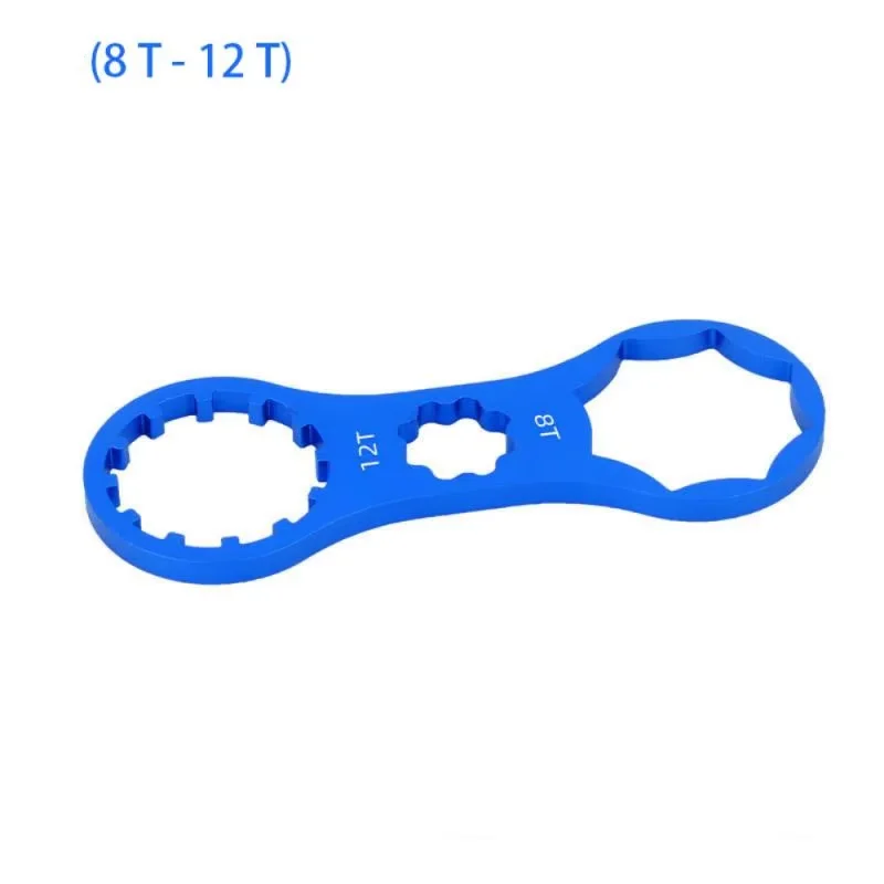 Mountain bike fork upper bearing cap wrench, shock absorber disassembly and maintenance tool