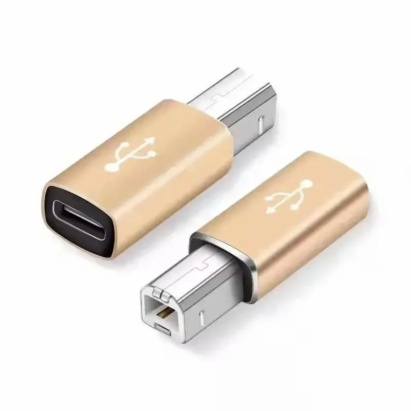 USB 3.1 نوع C أنثى إلى USB 2.0 B ميدي ذكر محول أداة إلكترونية محول USB-C للطابعة الماسح الضوئي البيانو HP
