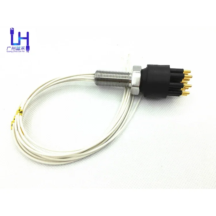 BH10F Socket and plug Waterproof Wire Cable Bulkhead electrical Connector Pluggable underwater connectors for Subsea ROV systems