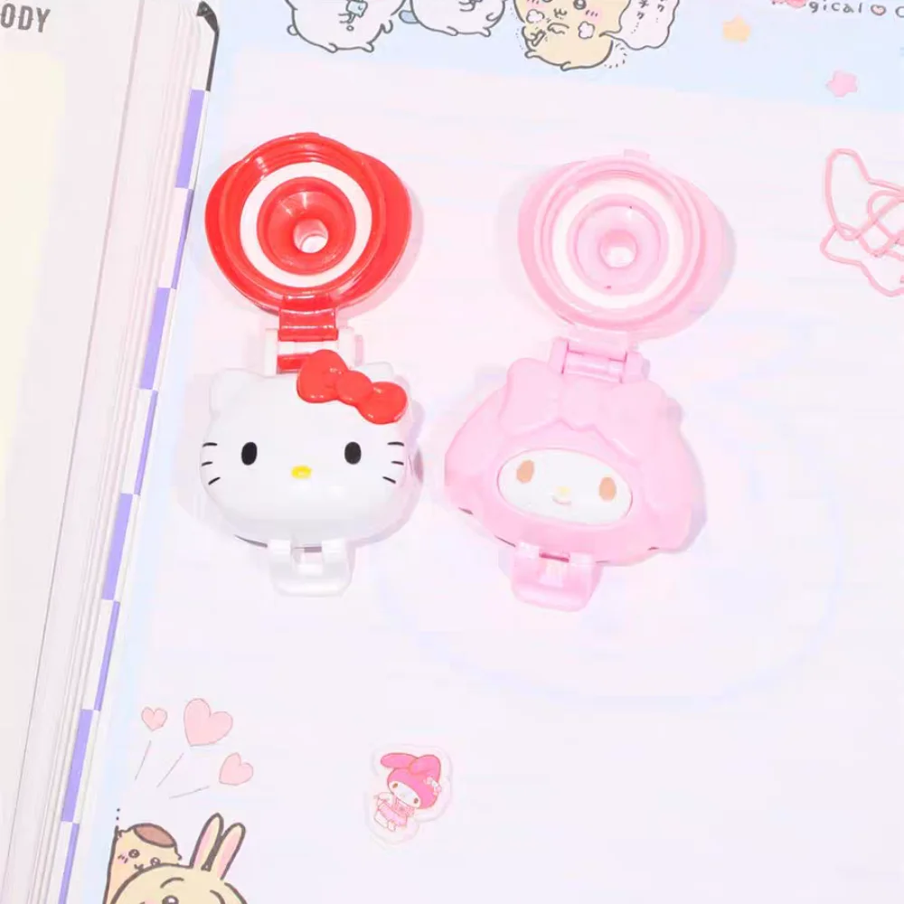 Genuíno olá kitty garrafa de água reutilizável tampa de palha kawaii sanrio kt gato melodia dos desenhos animados substituição tampas de garrafa presentes para meninas