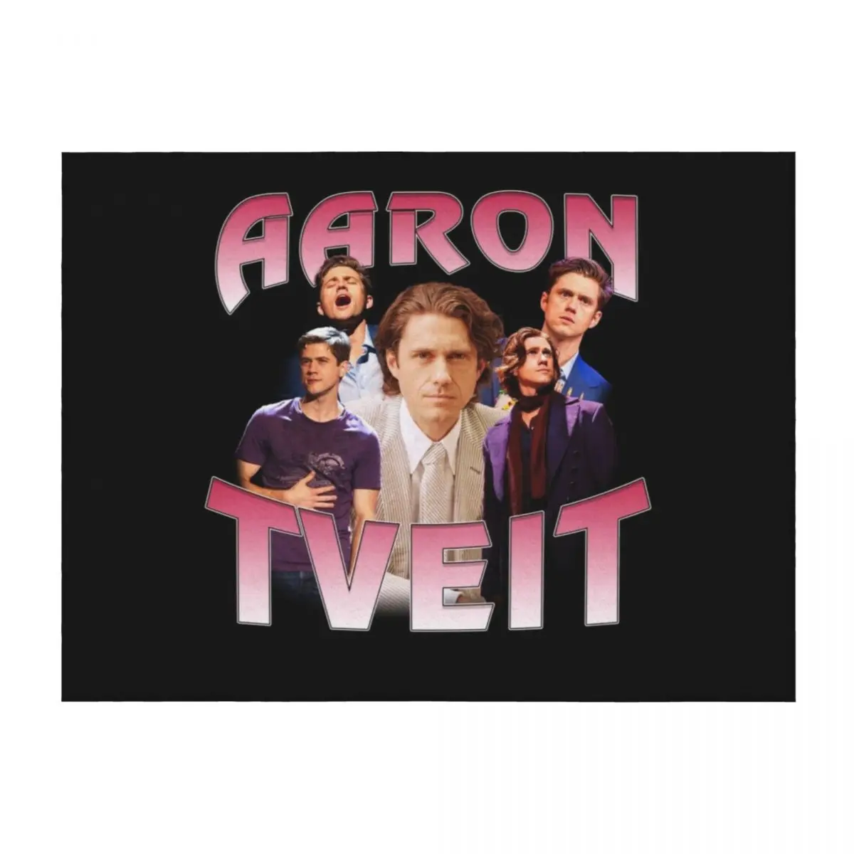 

Aaron Tveit Retro Throw Blanket For Sofa Thin Nap Camping Thin Blankets
