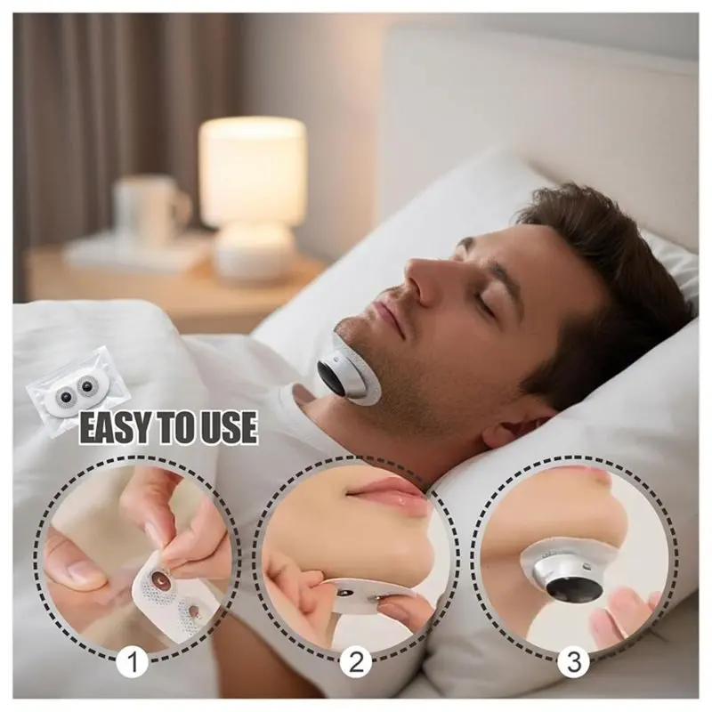 Anti-Snoring Device Portable, Breathing Relief Anti-Snoring Technology, Effective Sleep Improvement Solution Ease