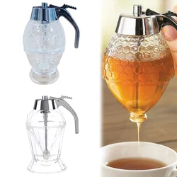 Honey Dispenser No Drip Honey Pourer Dispenser Olive Oil Dispenser Bottle for Home Kitchen Storing Honey and Syrup