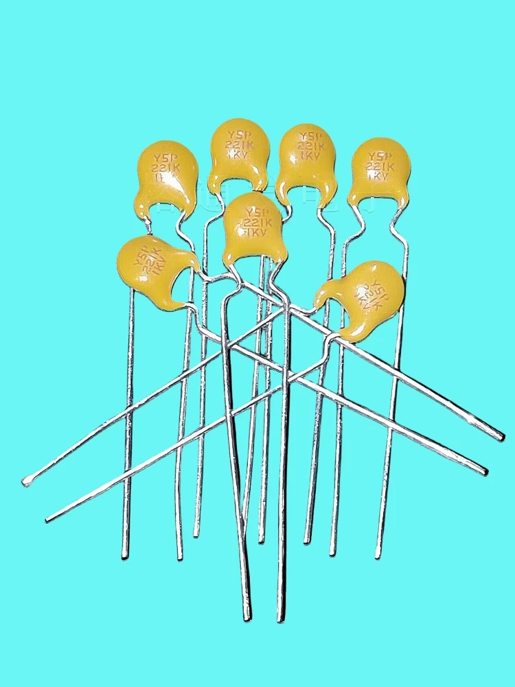 

50PCS/S221K25Y5PN63J5R/Ceramic capacitor/220pF 1000V Y5P 10% (6.5X4mm)