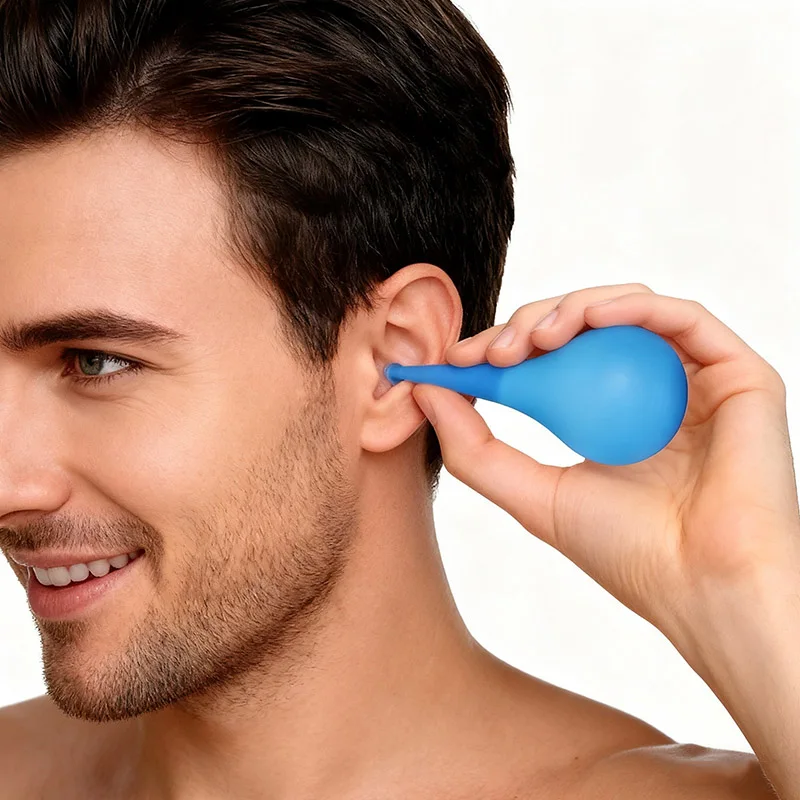 

1/3/5PCS Earwax Cleaning Kit Bulb Air Blower Pump Dust Cleaner Earwax Remover Rubber For Adult Kid health care EBHL008