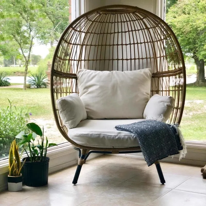 Outdoor Garden Swing Indoor Hanging Basket Bed Sofa Bird's Nest Rattan Chair