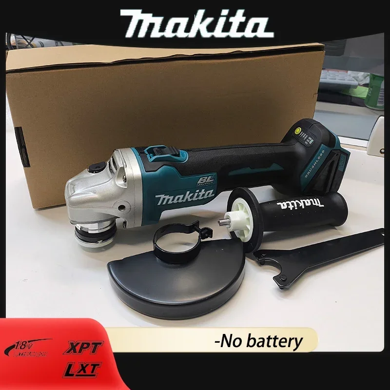 Makita Akku-Winkelschleifer DGA404 Bürstenloser Winkelschleifer Polier- und Schneidemaschine Kabelloser Winkelschleifer für 18V Akku 125mm