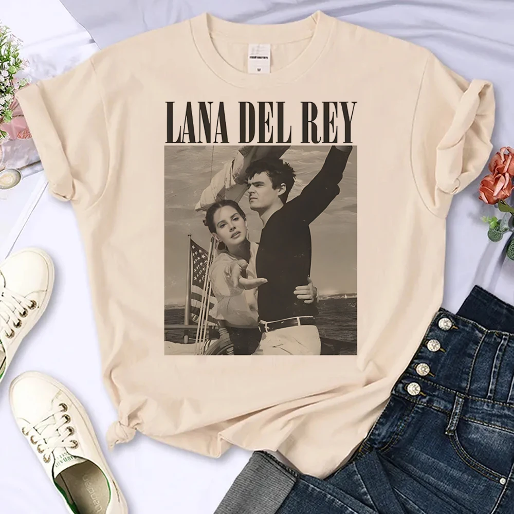 Lana Del Rey t shirt women anime t shirt girl Japanese y2k comic clothing