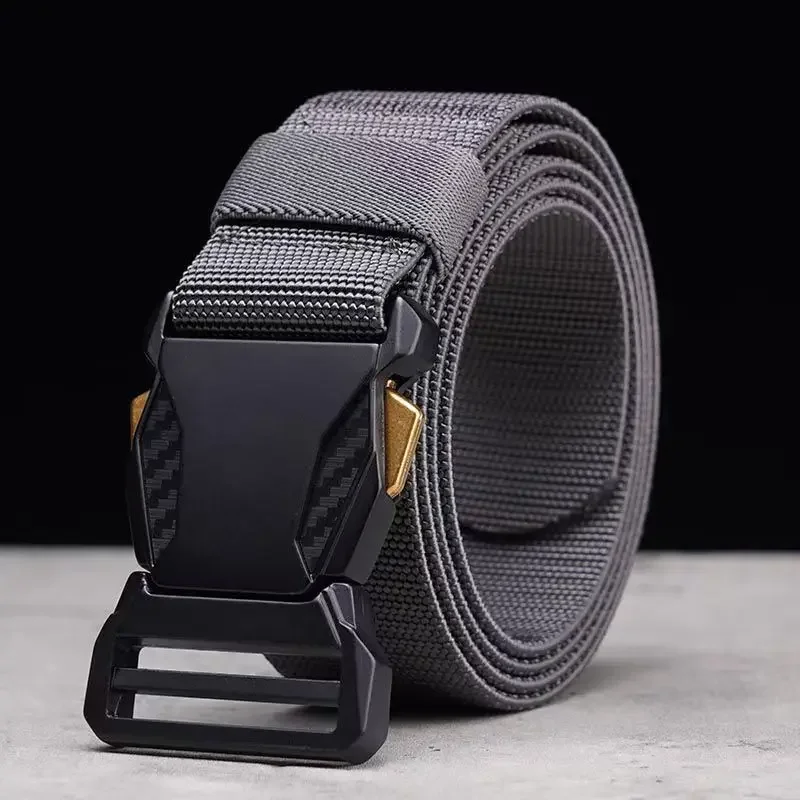 

Новый мужской ремень, уличный ремень, мужской ремень, охотничий многофункциональный спортивный ремень, пластиковая пряжка, высококачественный холщовый ремень для мужчин