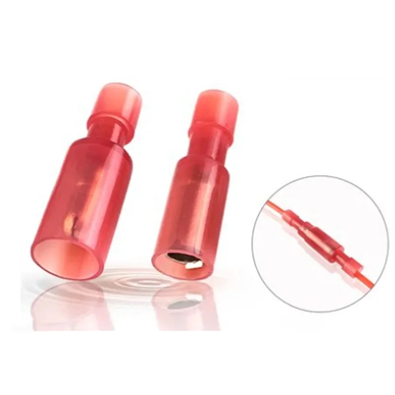 Male Female Quick Joint Nylon Bullet head type Insulated Cable Crimp Terminal Pluggable Butt terminal