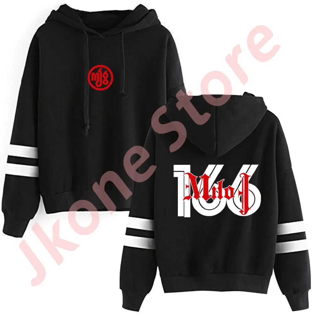 Milo J 166 Pullover Hoodies Singer 2024 Tour Logo Merch Pocketless Parallel Bars Sleeve Streetwear