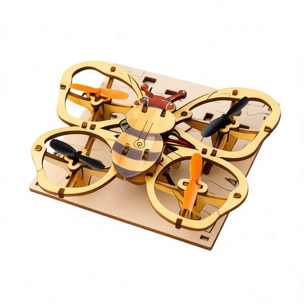 Wooden DIY Quadcopter Assembly - Hobby Science Lab ulasan dan harga