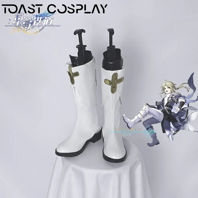 Yanqing Honkai Star Rail Cosplay Shoes Anime Game Boots Comic Yanqing Cosplay Costume Prop Shoes for Con Halloween Party