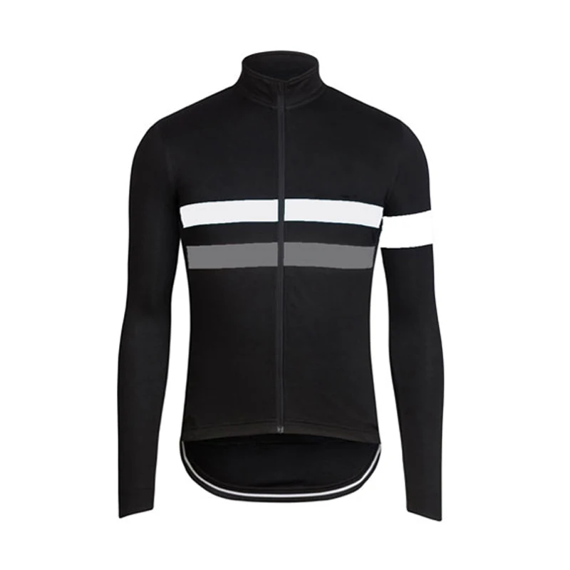 2024 NEW Black Men Autumn Bicycle Clothing Road Racing Clothes Breathable Spring Bike Shirt Long Sleeve Cycling Jersey