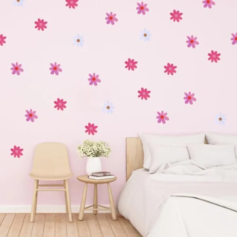Cute Daisy Wall Decals for Home Decor