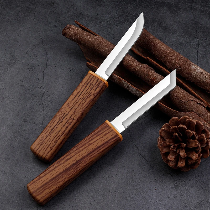 Dragon And Phoenix Double Knife Stainless Steel Mandarin Duck Knife Portable Portable High Hardness Multifunctional Fruit Knife