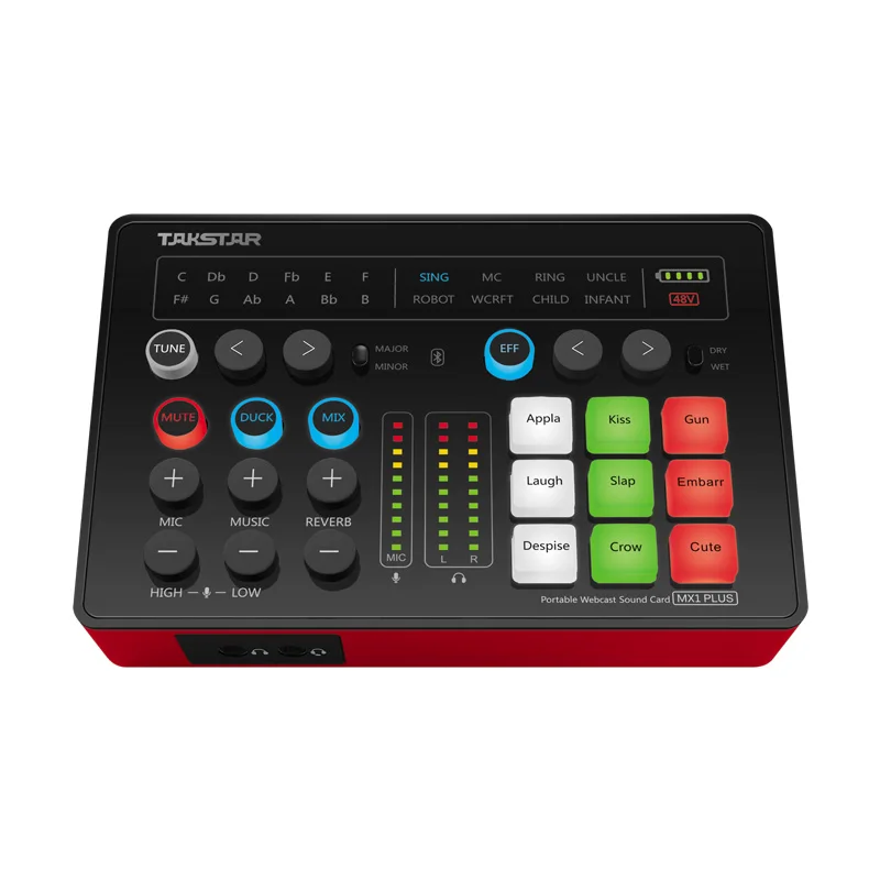 Takstar MX1 Plus: Podcast, Streaming ve Kayıt İçin En İyi Ses Kartı ve Ses Karıştırıcı