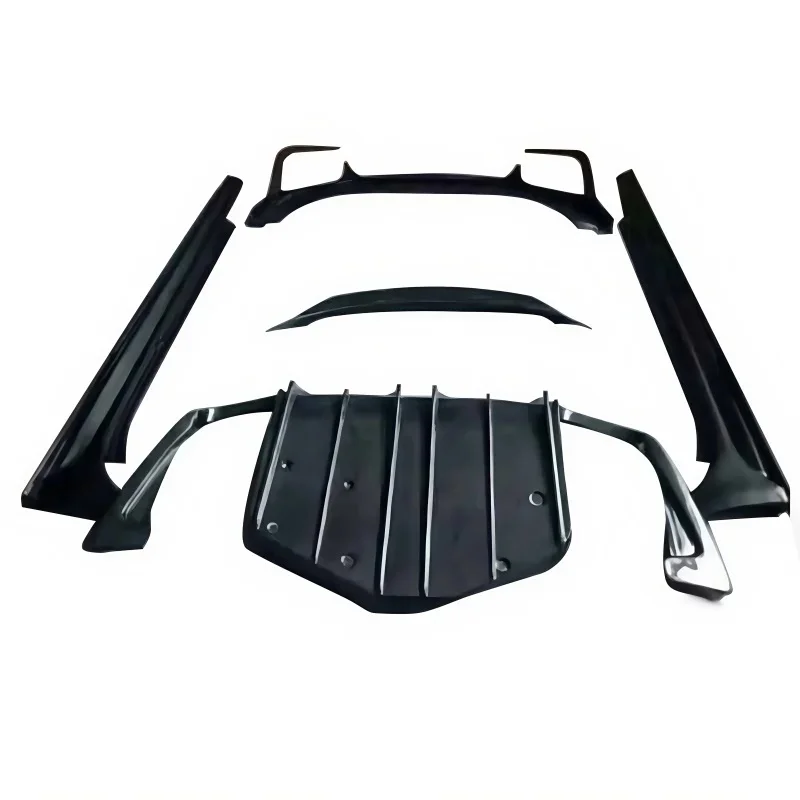Auto Parts Carbon Fiber Front Lip Side Skirt Rear Lip Rear Wing Body Kit Durable Heavy Duty Professional Upgrade Easy Installati