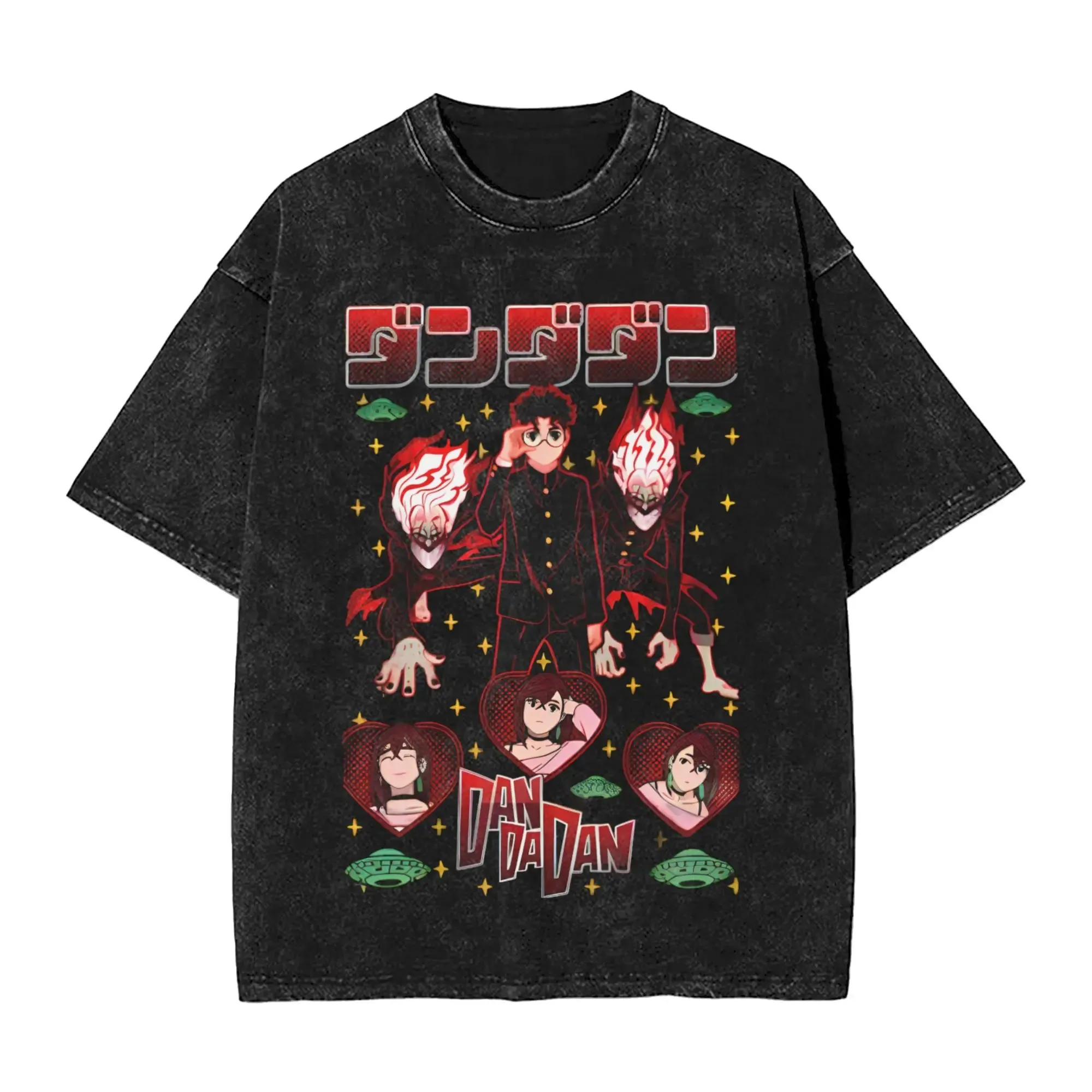 

Футболки DandaDan Merch, летняя модная повседневная футболка унисекс с короткими рукавами, уличная хлопковая футболка
