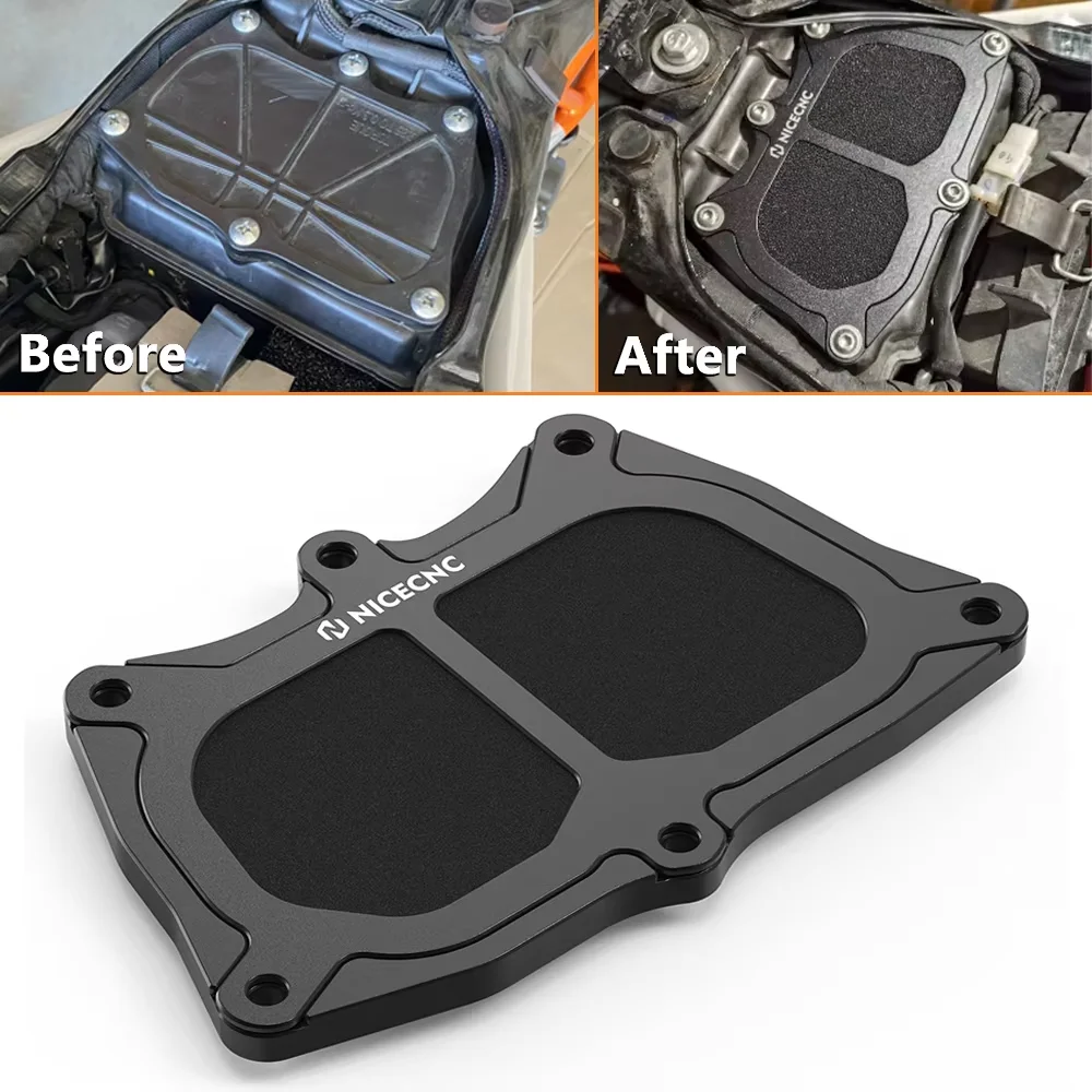 

For 2021-2023 Husqvarna Svartpilen 401 Vitpilen 401 Open Air Box Cover Airbox Filter Lid for KTM 390 Duke 125 200 250 Duke 17-23