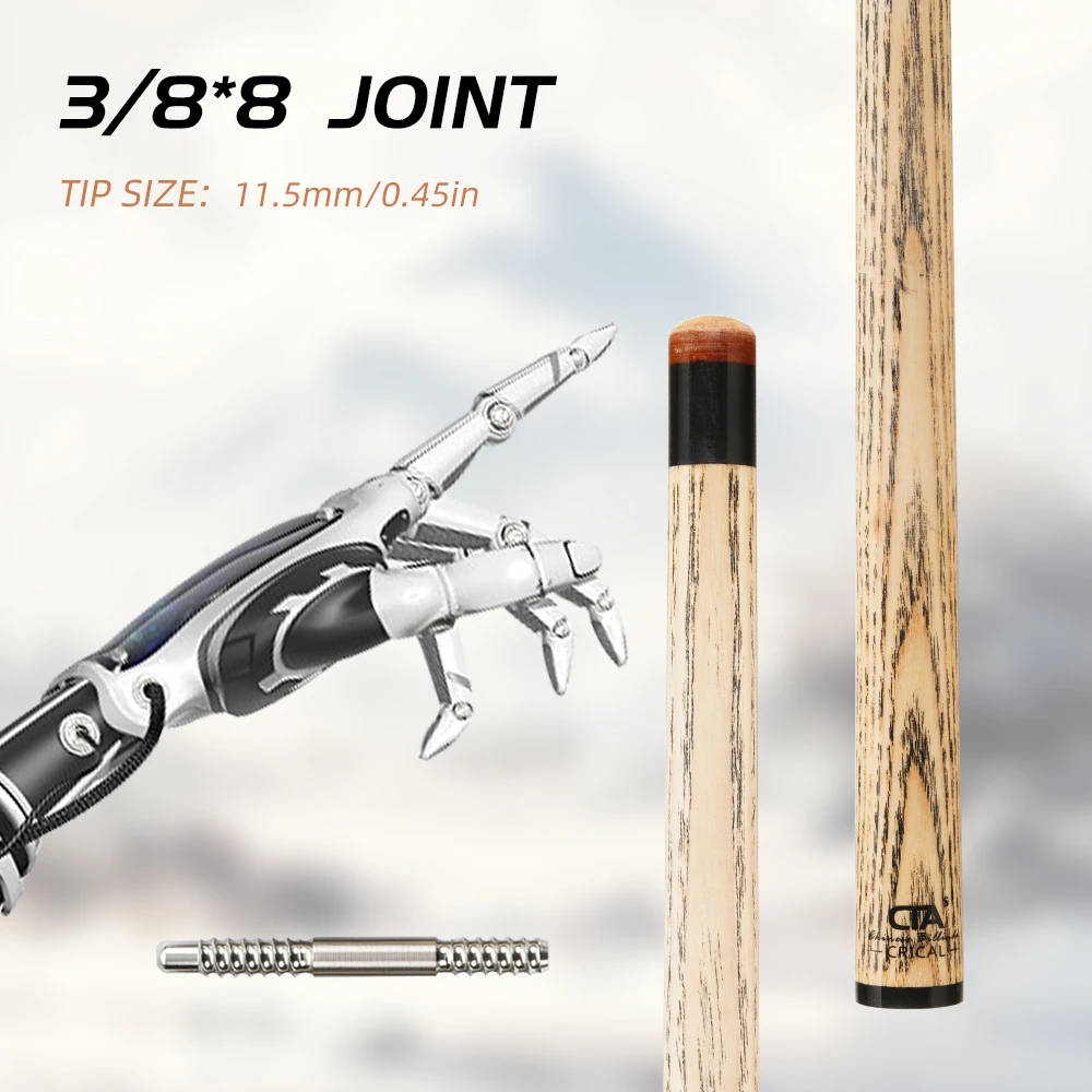 

КРИЧЕСКИЙ одинарный вал из ясеня для бильярдного кия с наконечником тигра 10,5/11,5 мм и валом из ясеня для бильярдных киев