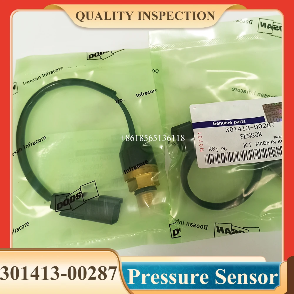 301413-00287 30141300287 Sensor for Doosan DX140 DX225 DX215 DX260 DX380 Excavator Electrical Accessories Pressure Sensor