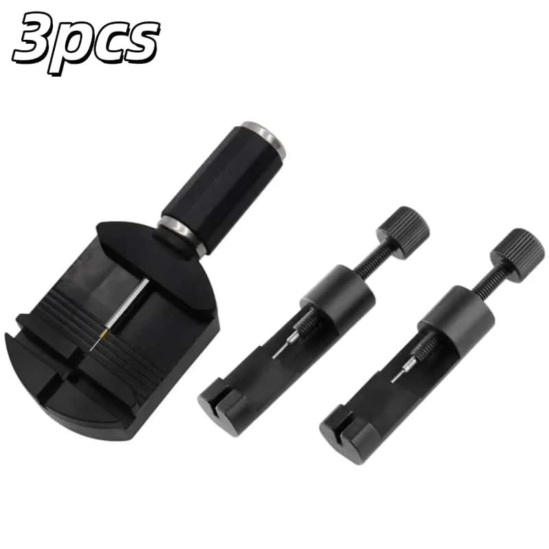 3Pcs Watch Repair Tool Set Watch Band Link Pin Remover Adjustable Watch Strap Disassemble Tools For Watch Band Resizing