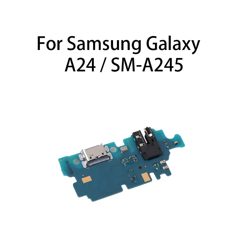 Org porta de carga USB Jack dock conector placa de carregamento para Samsung Galaxy A24 / SM-A245