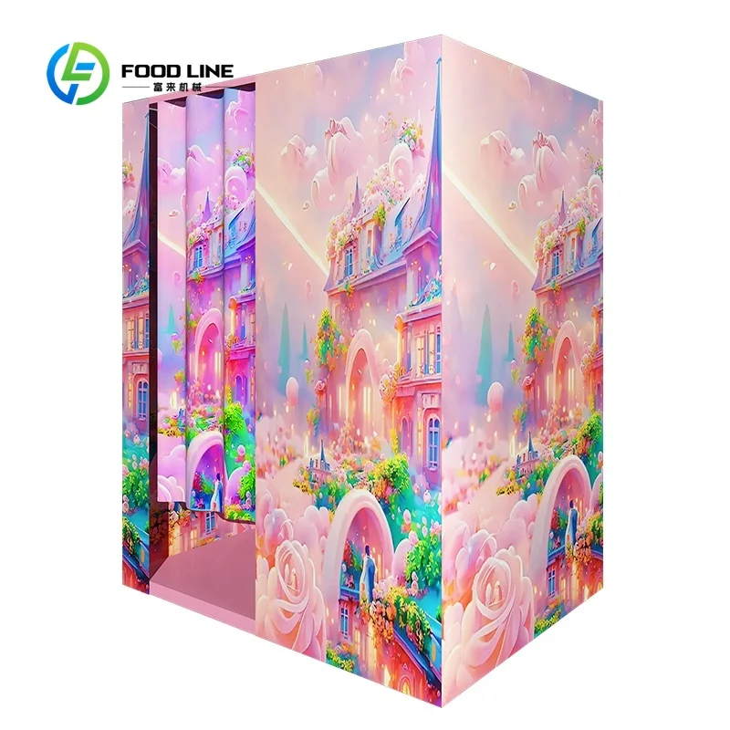 Compact Photo Booth Tent Kit with Lighting Quick Setup Enclosure for Indoor Outdoor Events, Parties and Professional Photography