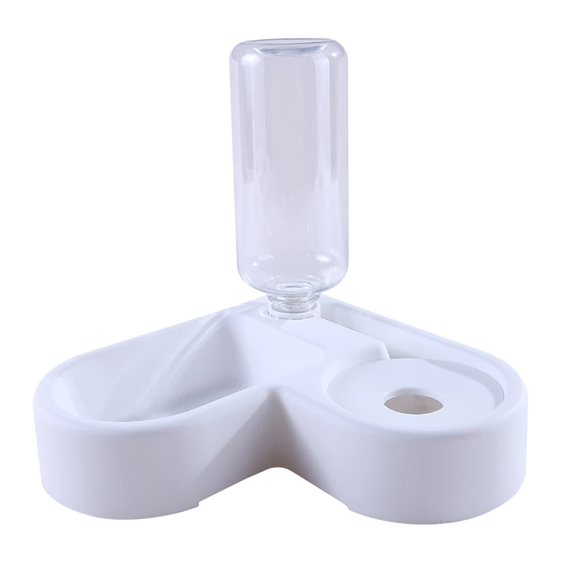 Cat & Dog Food Bowl w/Auto Water Dispenser 3