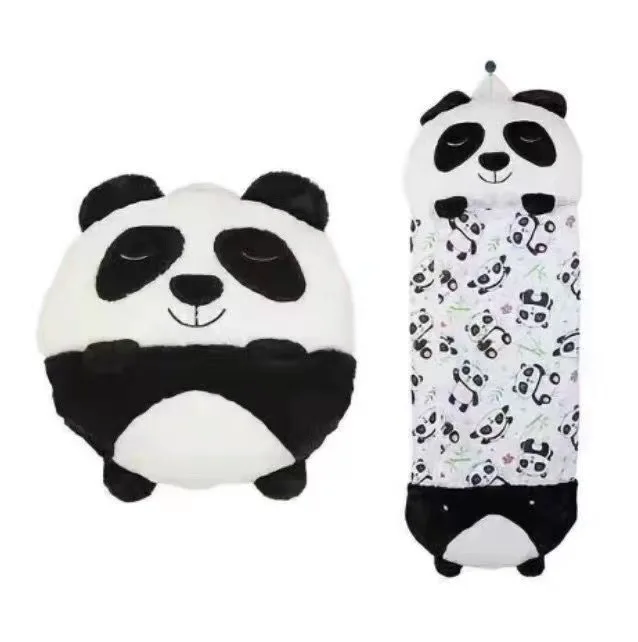 

Nap Sack For Kids Sleeping Panda Style Foldable Kickproof Sleeping Bag For Children