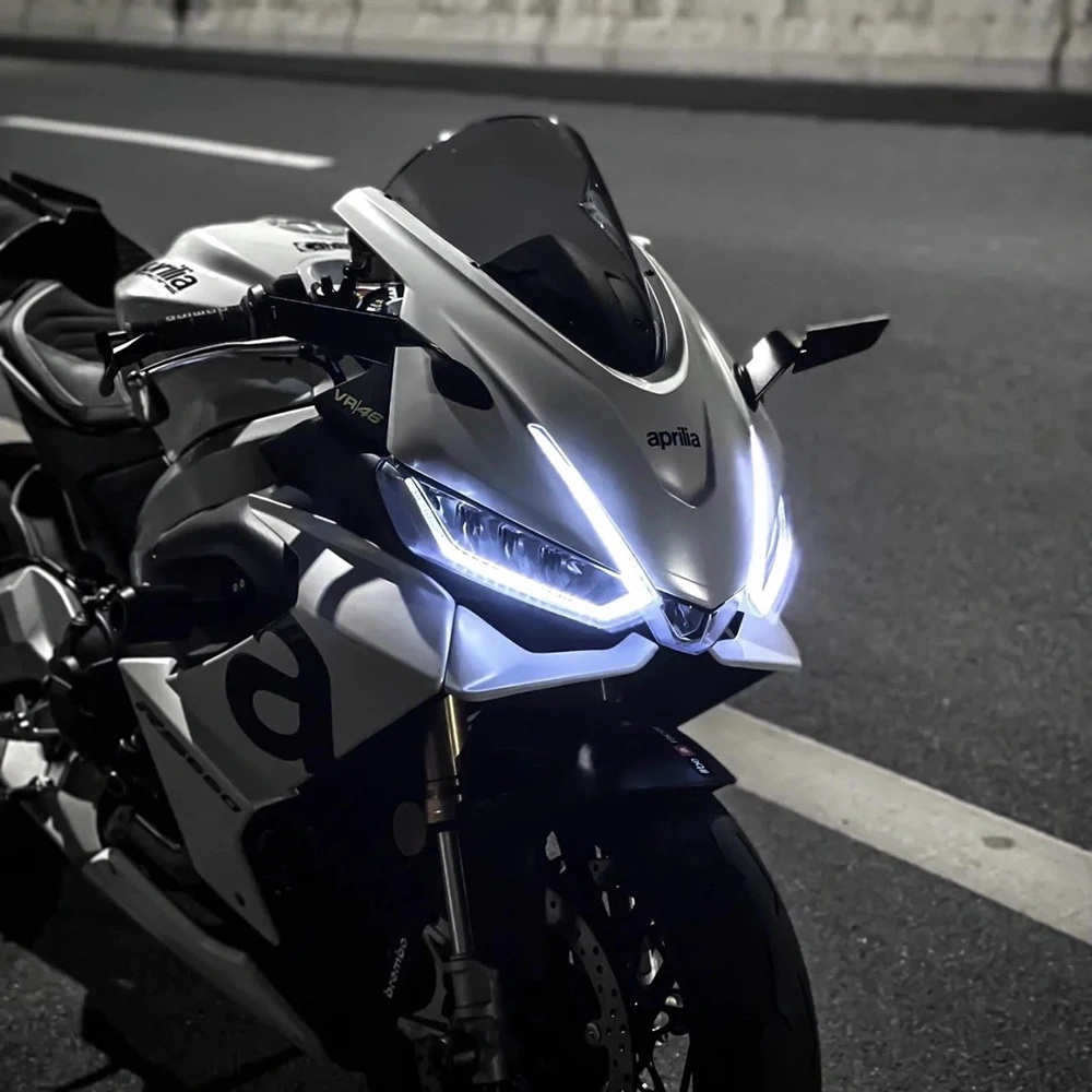 Motorcycle Front Lip Wing/Aerodynamic Winglet For Aprilia RS660 (2020-2024)–Conical Fairing Wing | Moto Aerodynamic Accessories