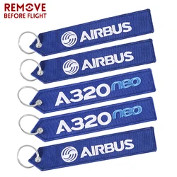 1PC BOEING Keychain Embroidery A320 Aviation Key Ring Chain for Aviation Aircrafe Travel Fashion Gift