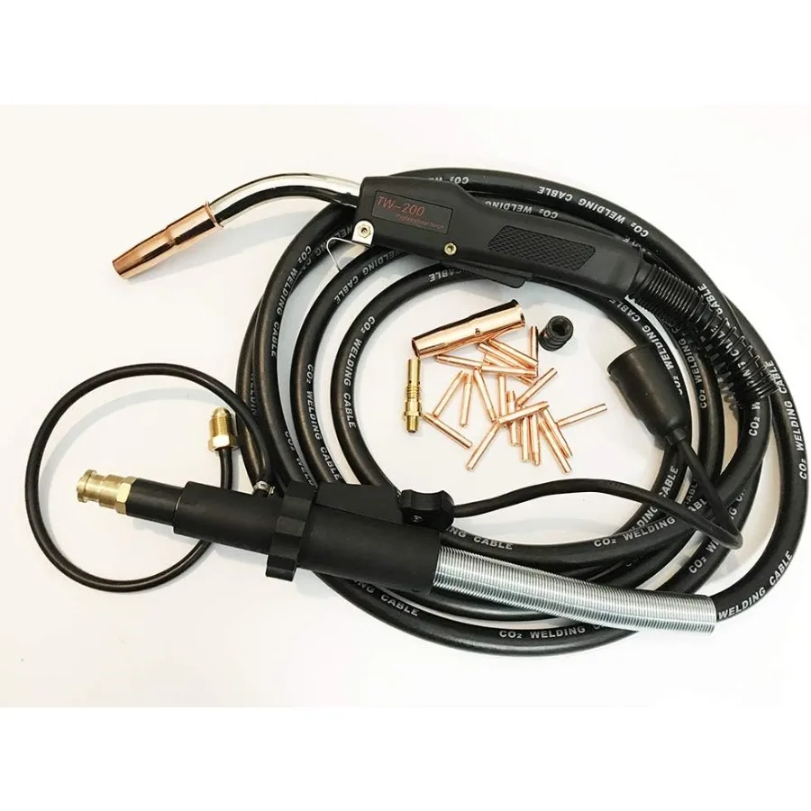 

Сверхмощный сварочный пистолет MIG 250 А с кабелем длиной 15 футов, предназначенный для промышленного применения, с прочной конструкцией и улучшенной конструкцией.