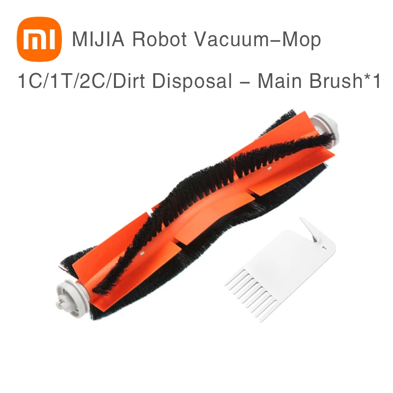 XIAOMI MIJIA Robot Vacuum Cleaner 1C 1T 2C Dirt Disposal Original Spare Side Roller HEPA Filter Main brush Mop Parts