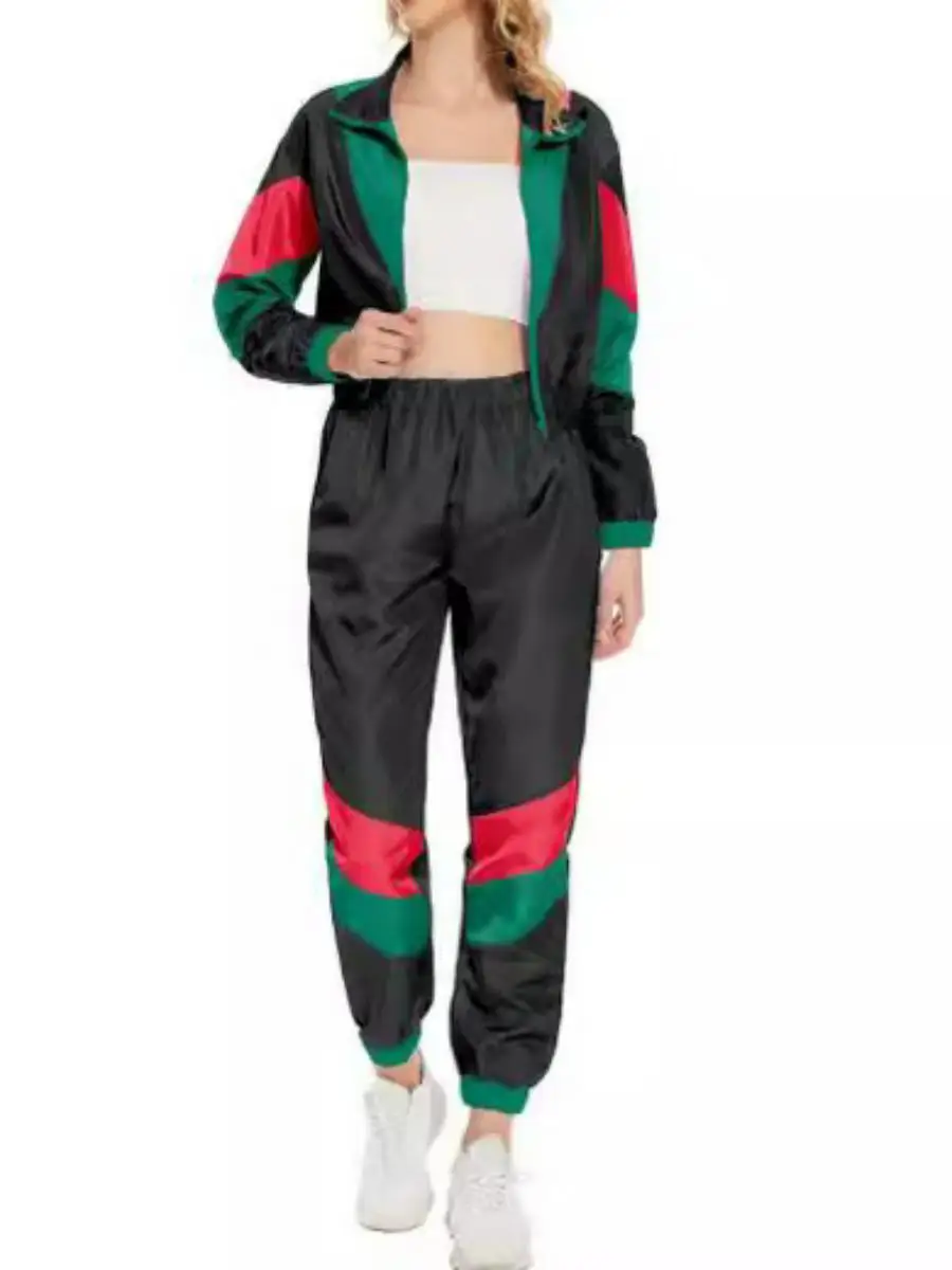 جديد loween الهيب هوب ريترو ديسكو ملابس رياضية تأثيري الاسمية أداء زي 75D البوليستر المرأة الزي الرقص التقليدي