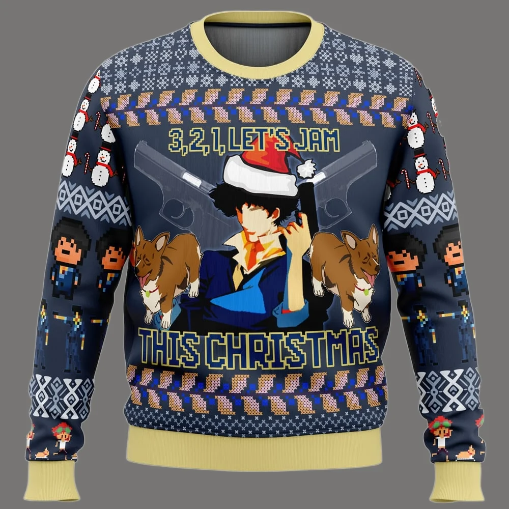 25/26 Hot Selling New Star Cowboy Theme Series Ugly Sweater Family Christmas Party Hoodie Enlarged Adult Autumn/Winter Top