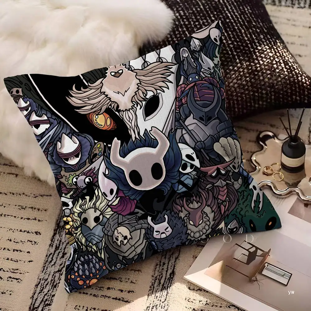 Video Game H-Hollows K-Knights Office Cushion Pillowcase Car Cushion Cover45X45CM Lumbar Pillowcase Sofa Pillowcover
