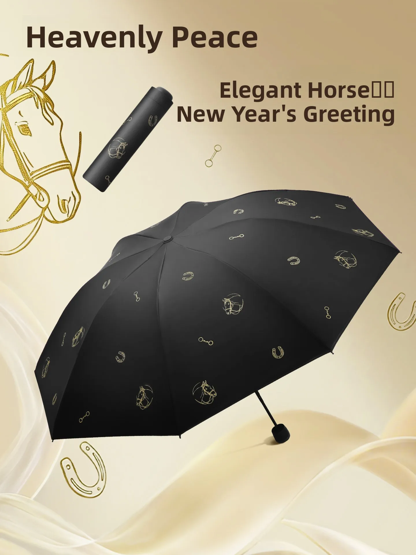 

Портативный черный зонт от солнца и дождя, унисекс, для ежедневного использования дома, защитный зонт для солнца и дождя