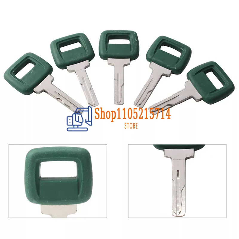 1/5/10/30pcs Key For volo Loader Haul Truck Heavy Equipment Laser Cut Ignition Key 11039228