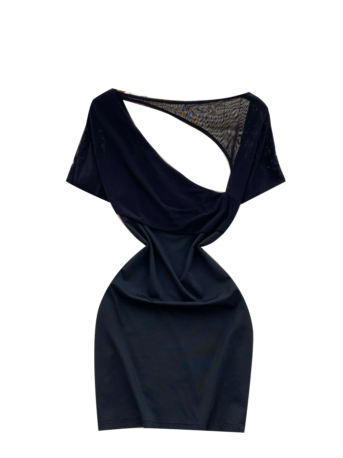 Pure Desire Spicy Girl Design Sense Hollow out Me ort Sve Women's Dr Slim Fit Bodycon Skirt High Waist A-Line Skirt