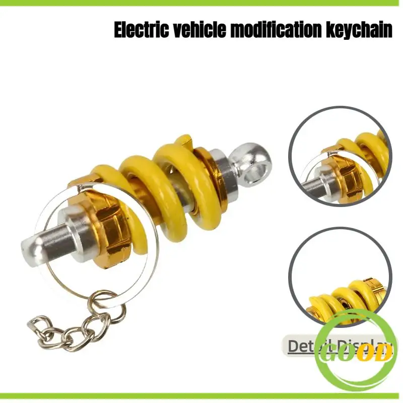 

Брелок из алюминиевого сплава в виде амортизатора — практичный автомобильный кулон в виде передней стойки, разработанный для автомобилей и скутеров