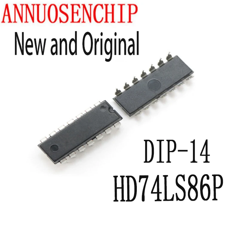 100PCS New And Original DIP14 HD74LS86 DIP SN74LS86N DIP-14 74LS86 SN74LS86AN IC HD74LS86P