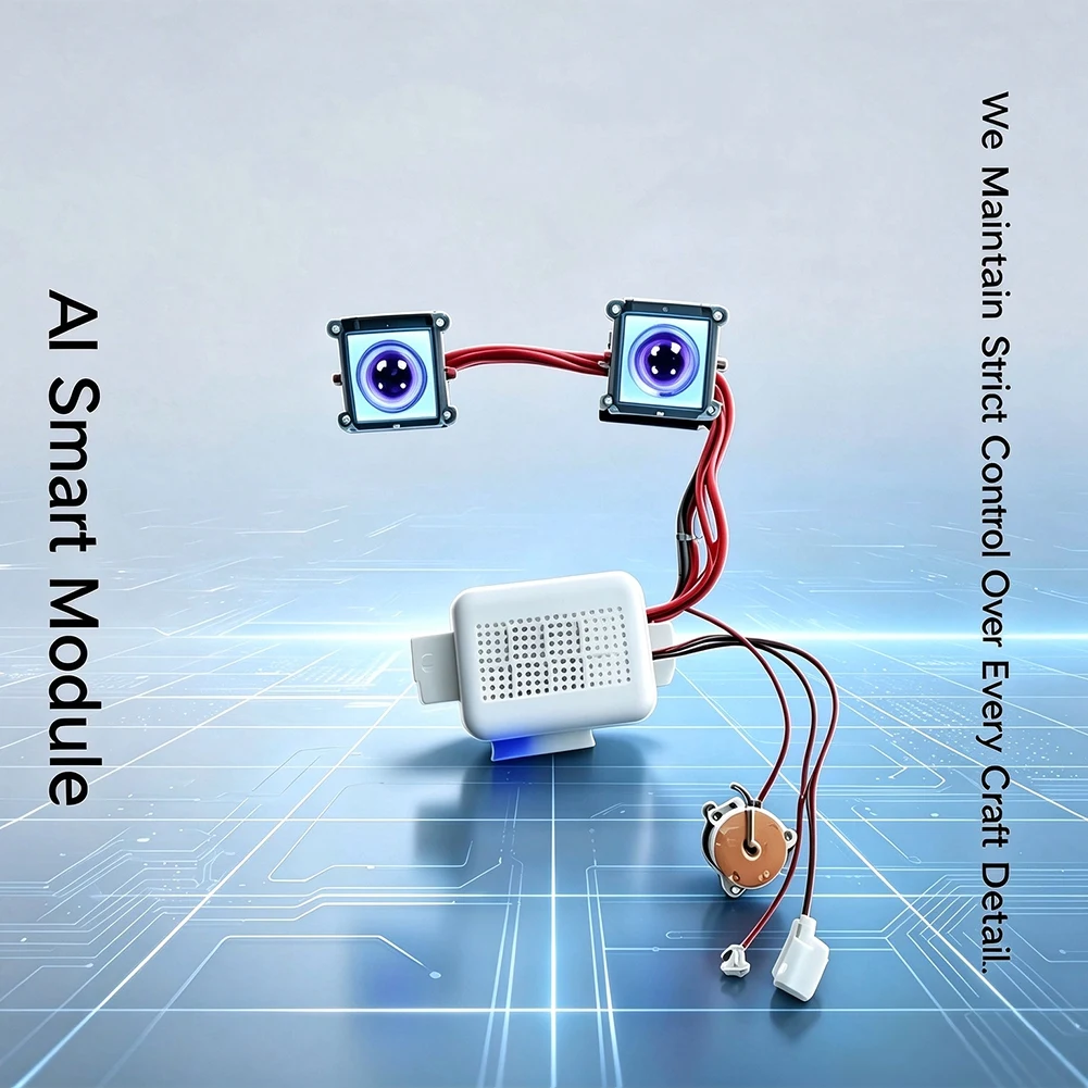 AI-Powered Dynamic Eye Mechanism Kit for Trendy Toys, Intelligent Emotional Companionship Folls, and Electronic Pet